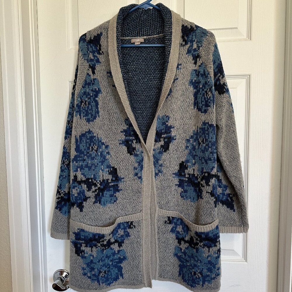 J.Jill Floral Sweater